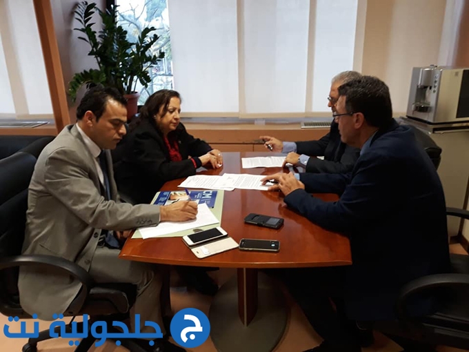 سفيرة دولة فلسطين لدى إيطاليا تلتقي نقيب الاطباء الأيطاليين و البروفسور فواد عودة 